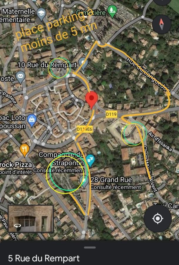 Le Saint Val, Appartement 3 Pieces Clim Poussan 외부 사진